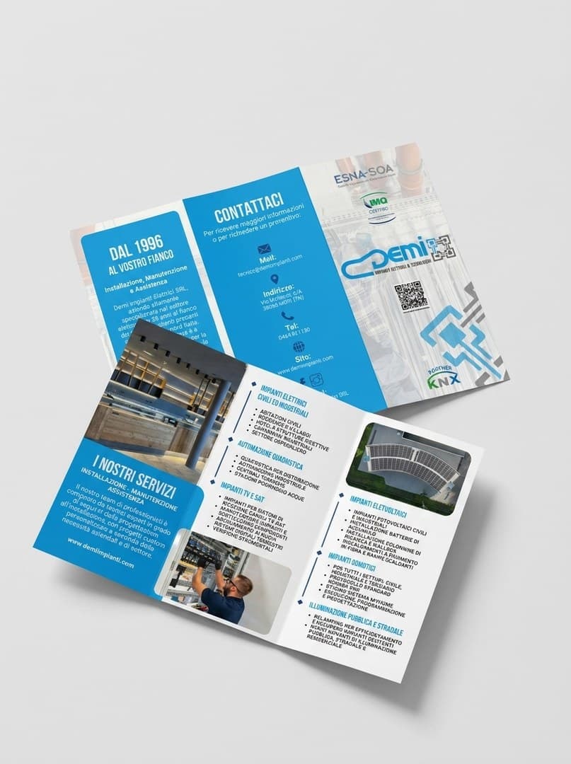 Banner verticale istituzionale (roll-up) Demi Impianti