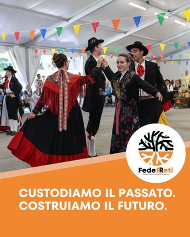 Grafica social FederReti per volontari e istituzioni del territorio