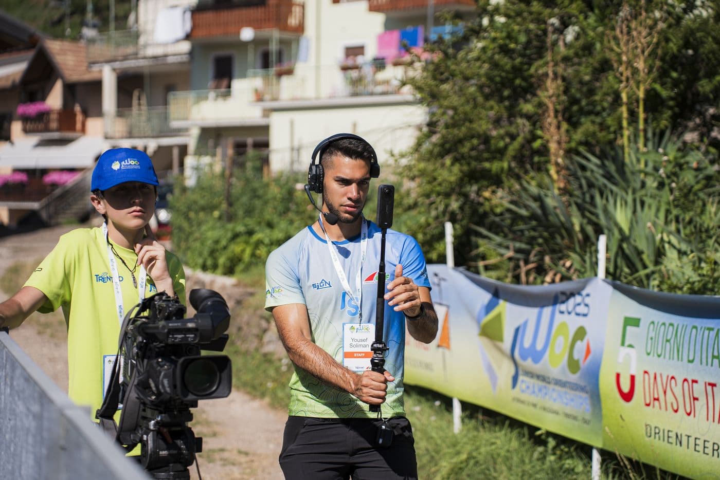 Riprese video al traguardo con attrezzatura a 360 gradi