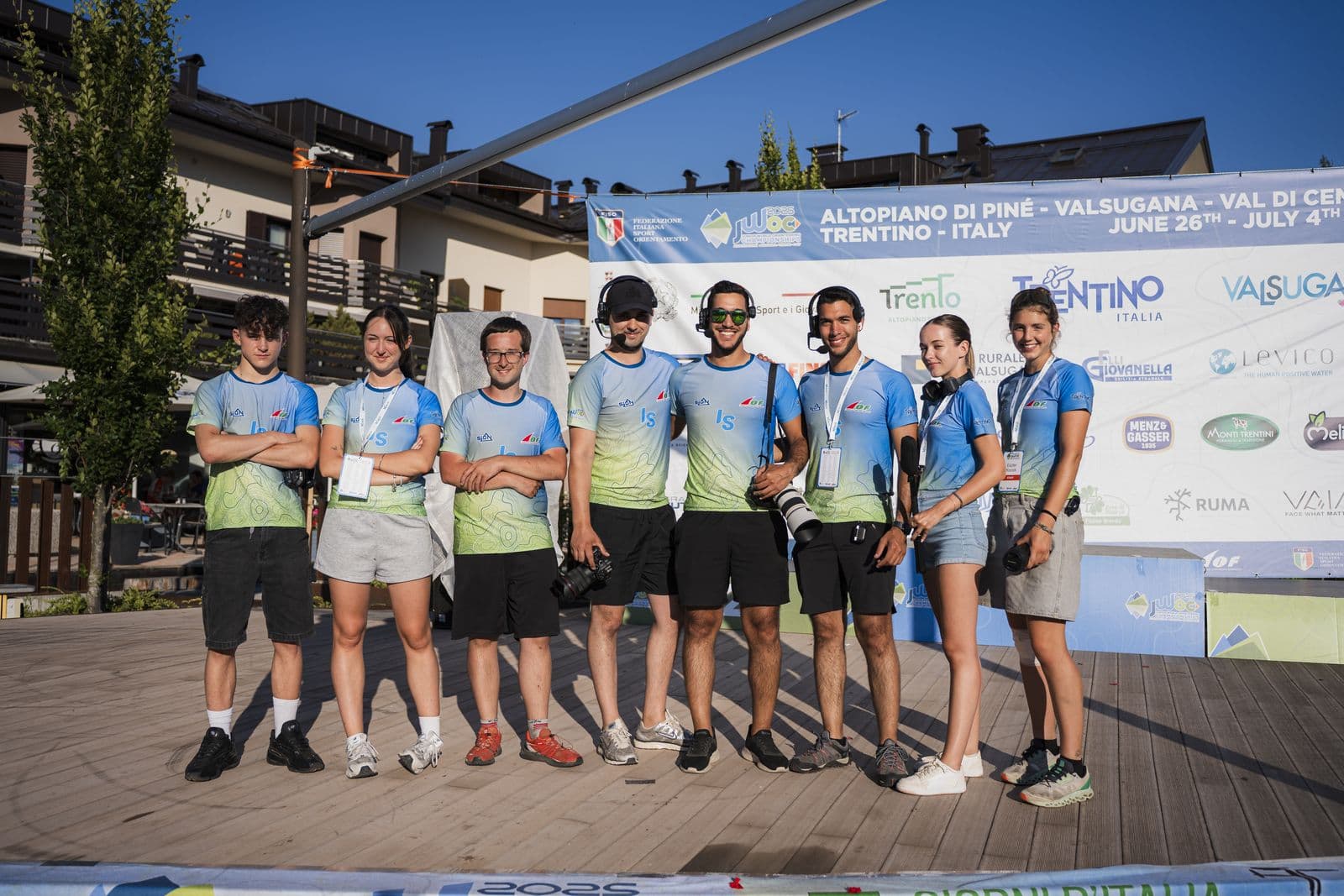 La squadra IppisWeb al completo al JWOC 2025