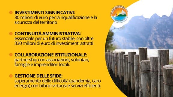 Grafica di campagna sugli investimenti e la sicurezza del territorio