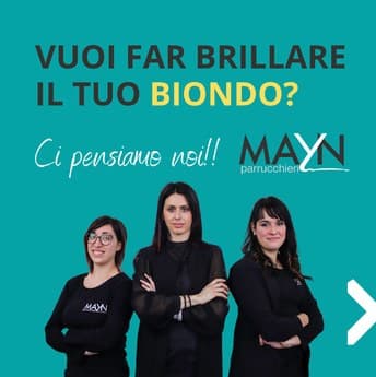 Post social Mayn, consiglio sul mantenimento del biondo