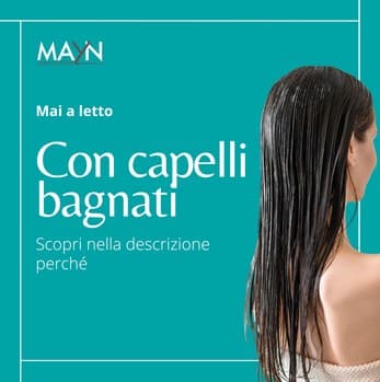 Post social Mayn, consiglio di cura dei capelli