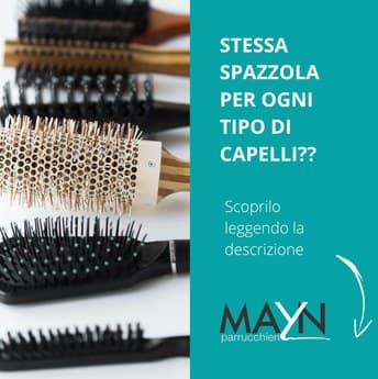 Post social Mayn, consiglio su capelli bagnati