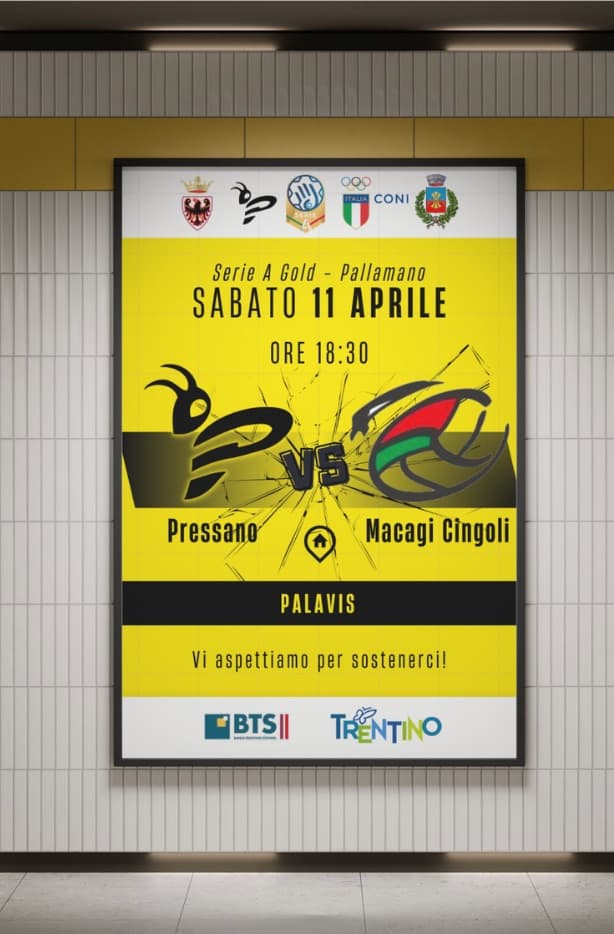 Brochure Pallamano Pressano dedicata agli sponsor partner