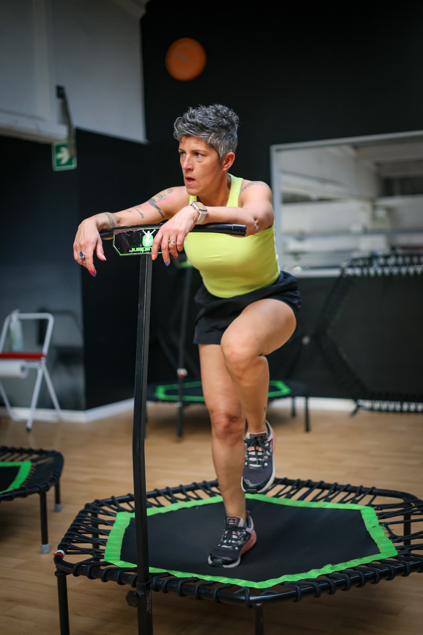 Corso sui trampolini elastici
